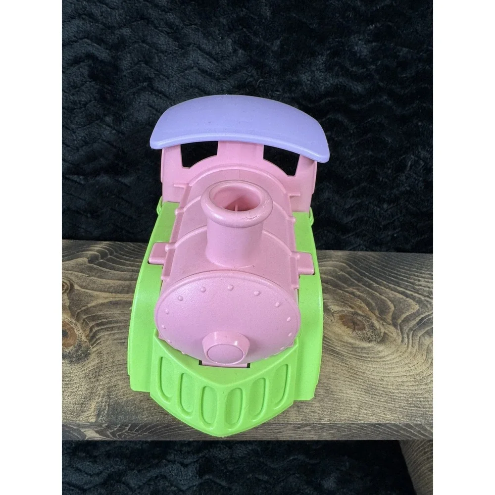 Green Toys Pink Lavender Green Train Engine Locomotive Recycled Plastic USA
